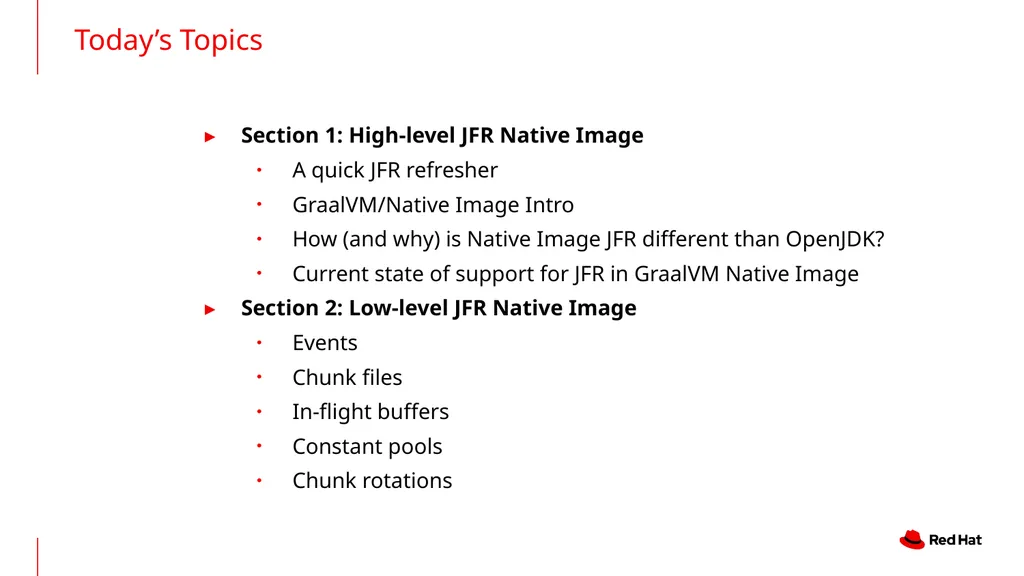 An In-Depth Look at JFR in GraalVM Native Image - slide 2 of 24