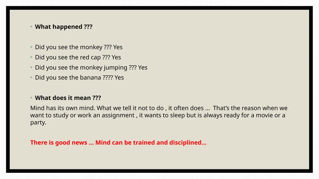 Mind management By CA Aakriti Kohli Brain Vs Mind - slide 5 of 12
