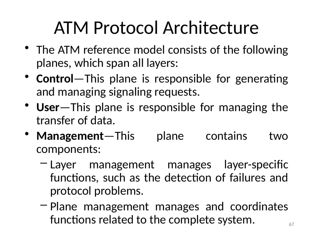 Computer Communication Network TIRUPATI M. GOSKULA - slide 67 of 72