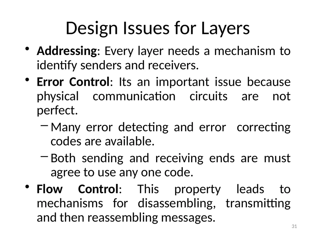 Computer Communication Network TIRUPATI M. GOSKULA - slide 31 of 72