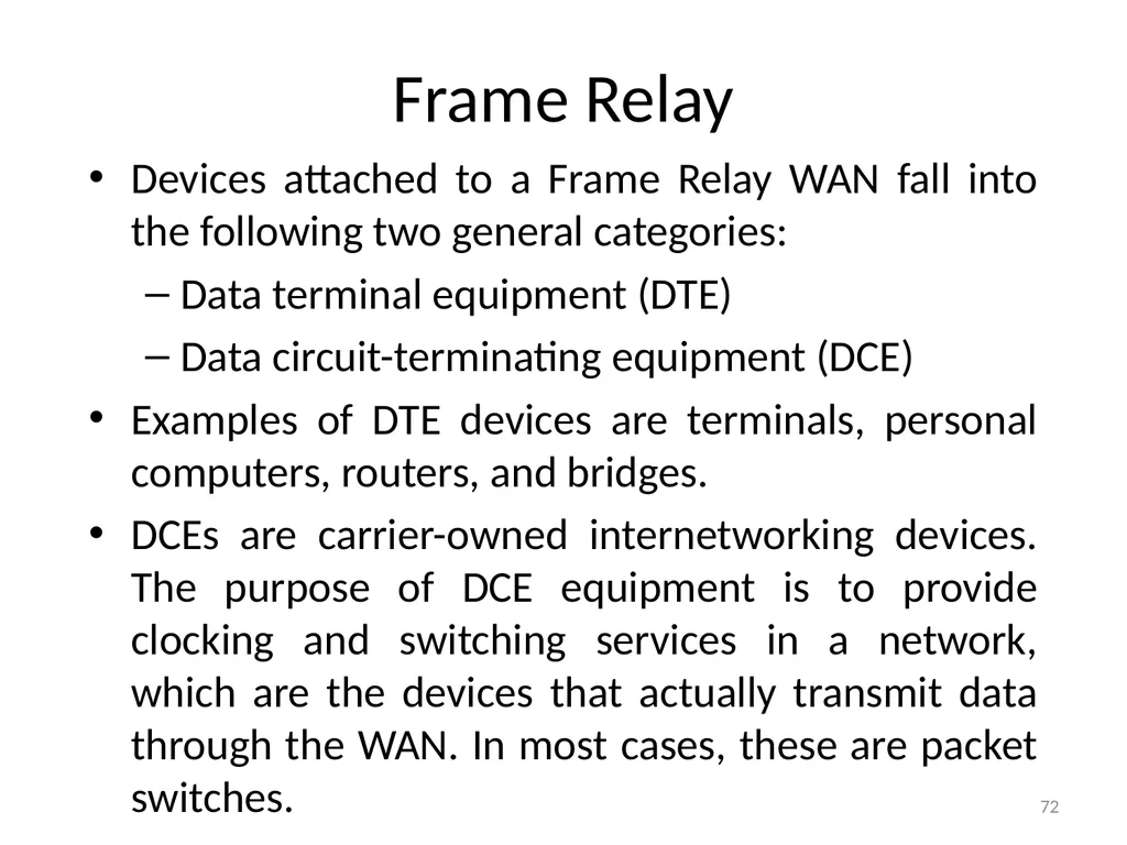 Computer Communication Network TIRUPATI M. GOSKULA - slide 72 of 72
