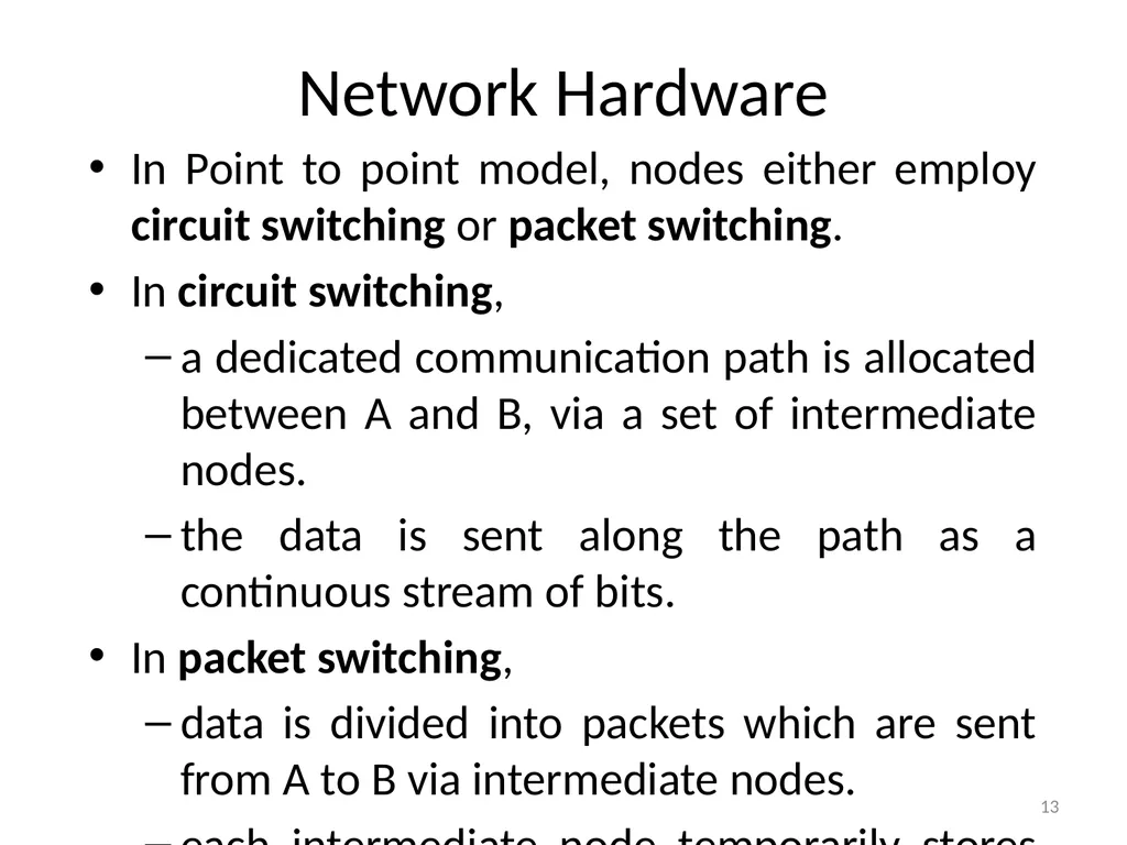 Computer Communication Network TIRUPATI M. GOSKULA - slide 13 of 72