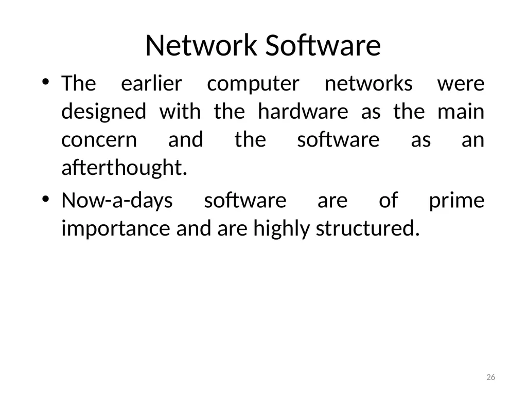 Computer Communication Network TIRUPATI M. GOSKULA - slide 26 of 72