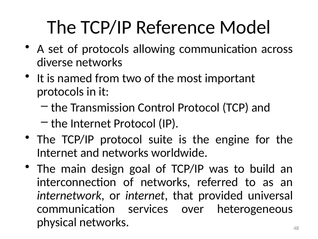Computer Communication Network TIRUPATI M. GOSKULA - slide 48 of 72