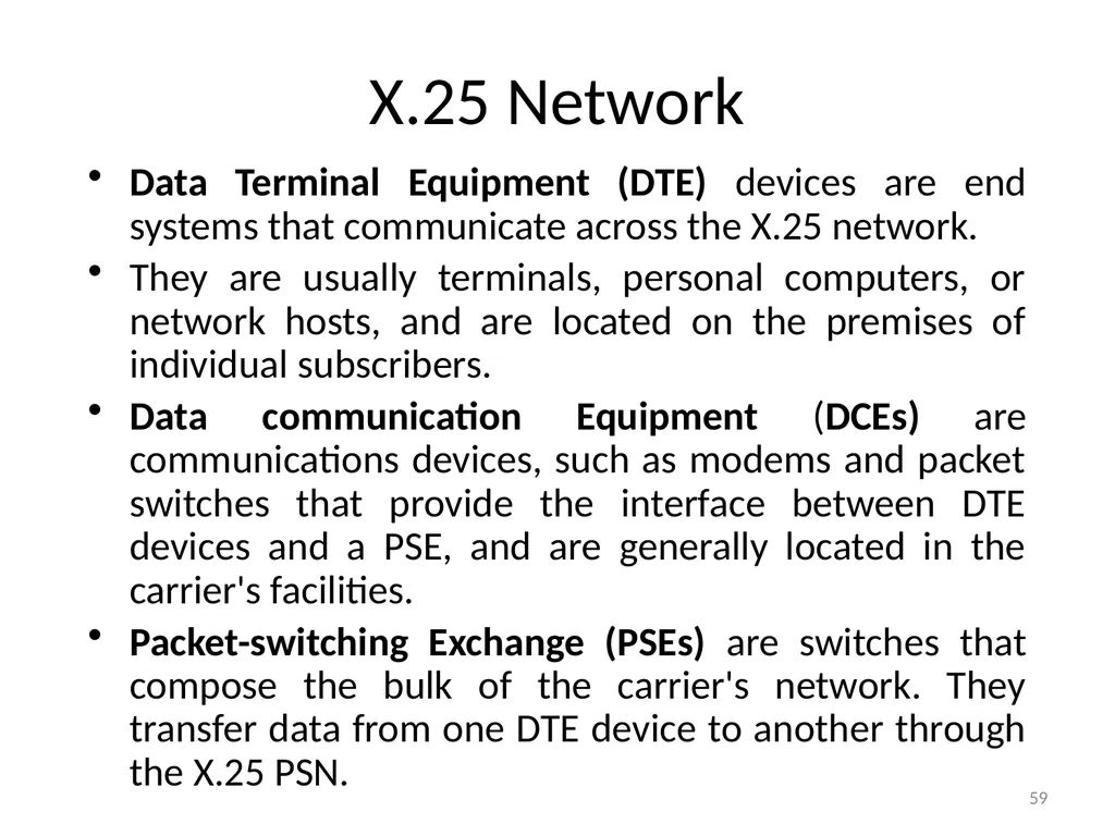 Computer Communication Network TIRUPATI M. GOSKULA - slide 59 of 72