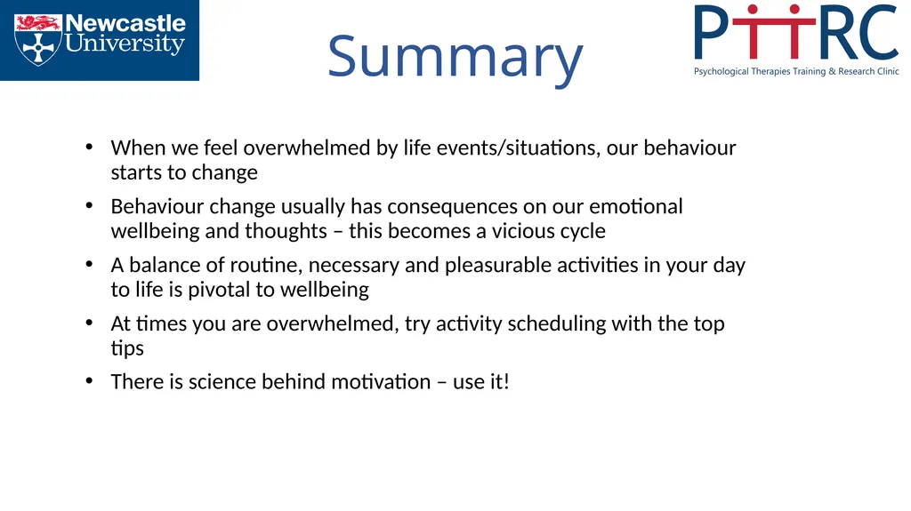 Mind Management Skills Workshops Striking The - slide 31 of 35