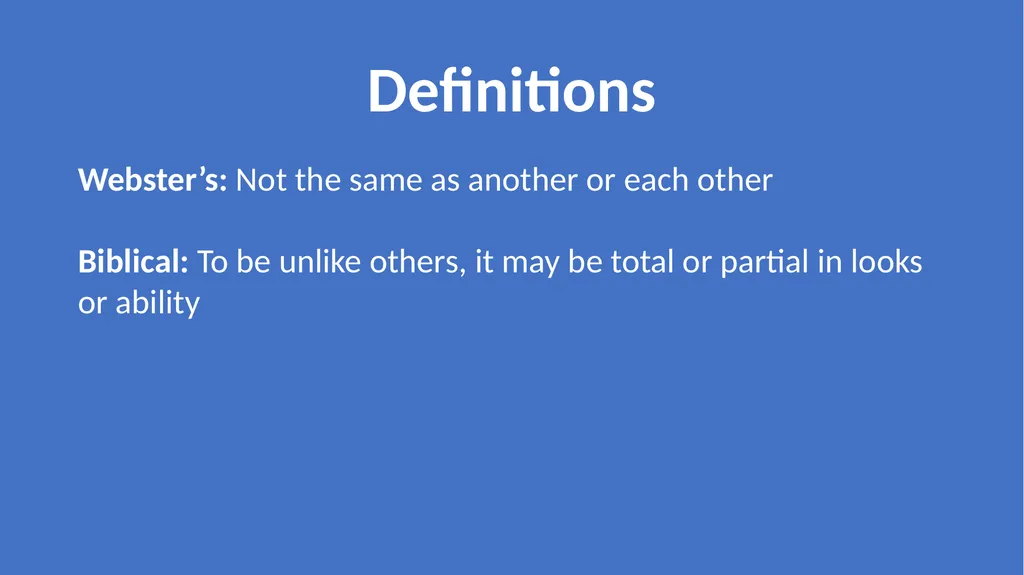 Being Kind to Others Who Are Different God made - slide 4 of 4