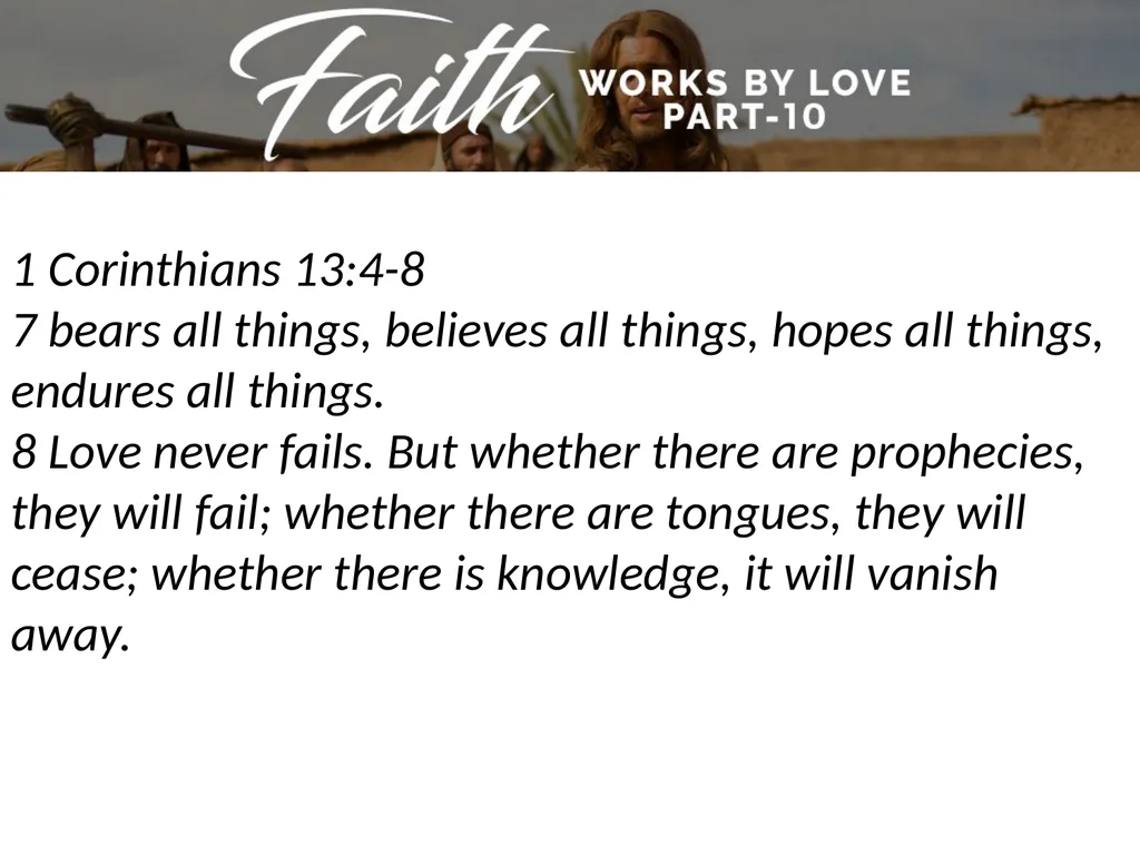 Galatians 5:6 For in Christ Jesus neither - slide 7 of 24