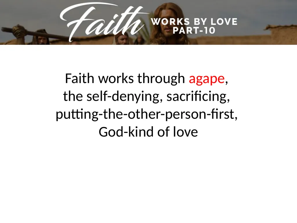 Galatians 5:6 For in Christ Jesus neither - slide 4 of 24