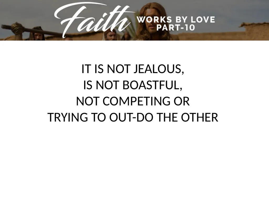 Galatians 5:6 For in Christ Jesus neither - slide 9 of 24