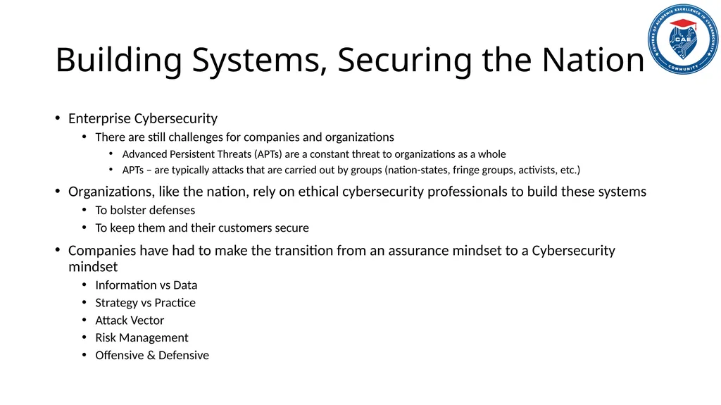 Ethics in Cybersecurity When the Watcher Gets - slide 6 of 18