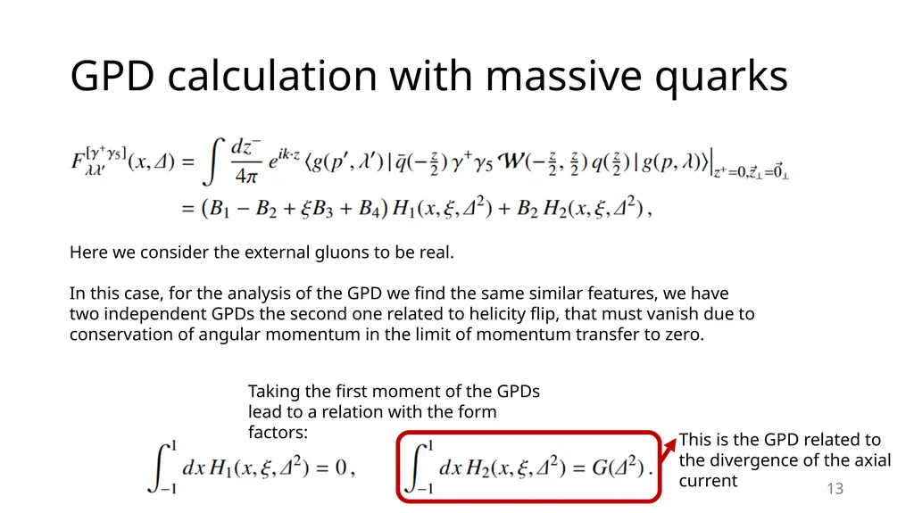 The Axial Current and Its Divergence Ignacio - slide 13 of 16