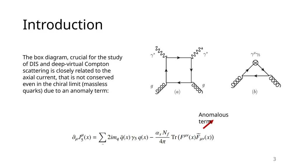 The Axial Current and Its Divergence Ignacio - slide 3 of 16