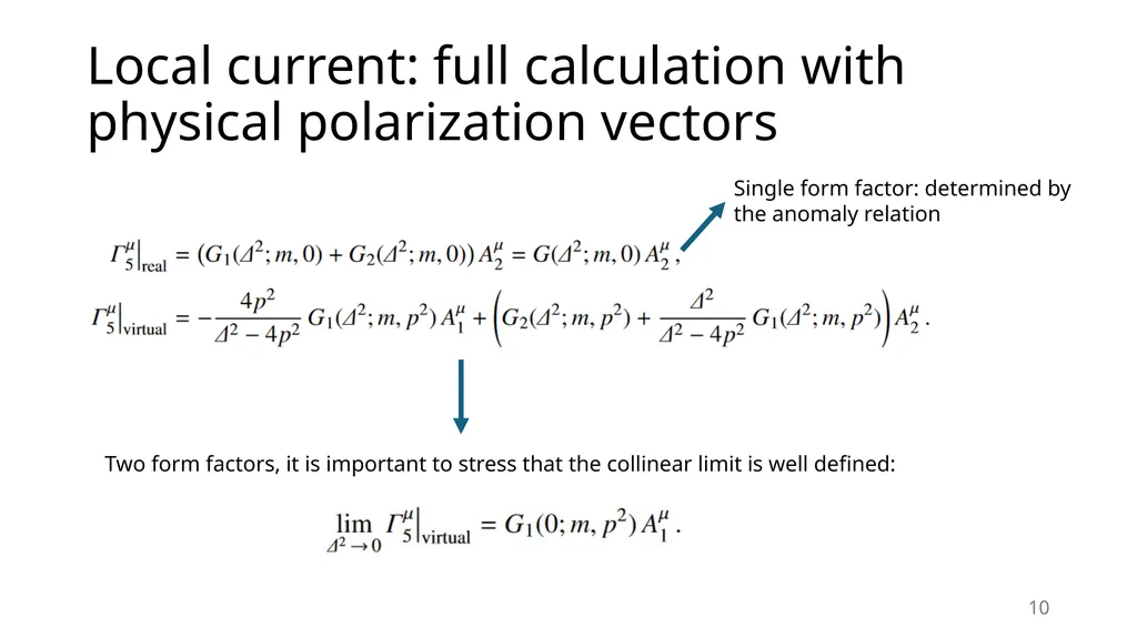 The Axial Current and Its Divergence Ignacio - slide 10 of 16