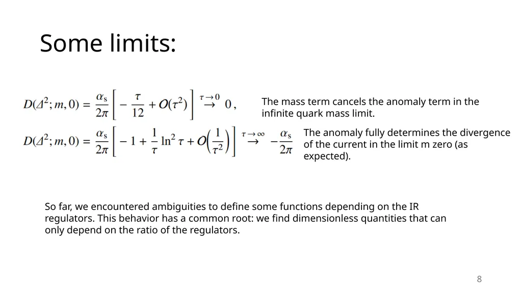 The Axial Current and Its Divergence Ignacio - slide 8 of 16