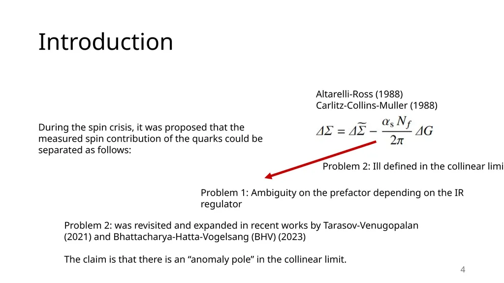 The Axial Current and Its Divergence Ignacio - slide 4 of 16