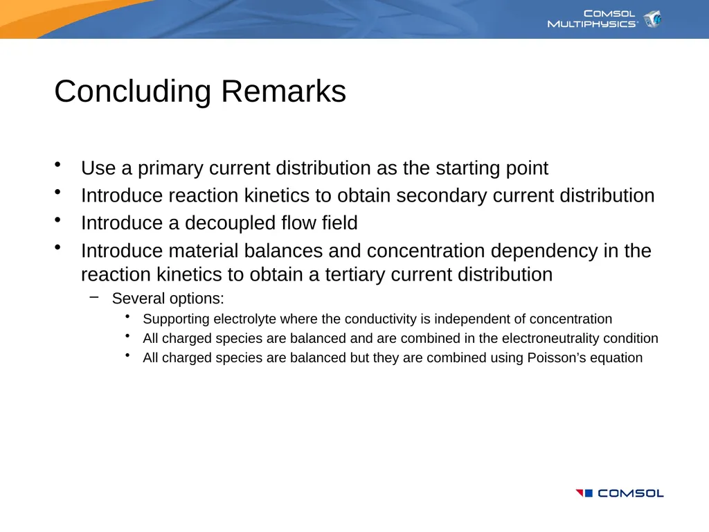 Modeling in Electrochemical Engineering Your Name - slide 25 of 25