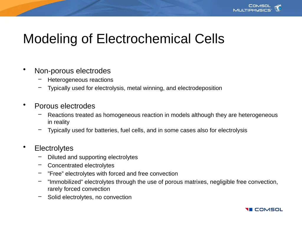 Modeling in Electrochemical Engineering Your Name - slide 13 of 25