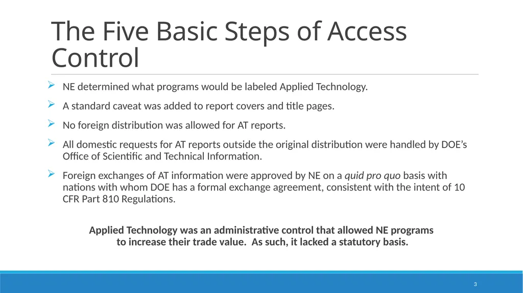 Department of Energy Applied Technology Reports - slide 3 of 12