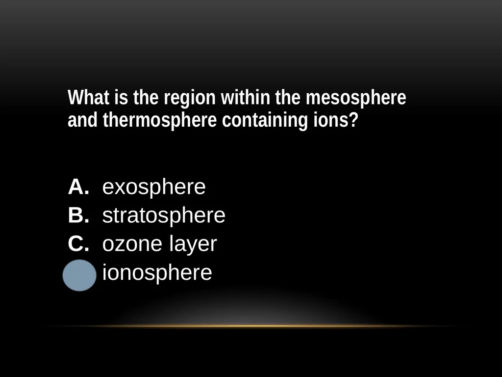 Chapter 4 Lesson 1 Describing Earth’s Atmosphere - slide 32 of 32
