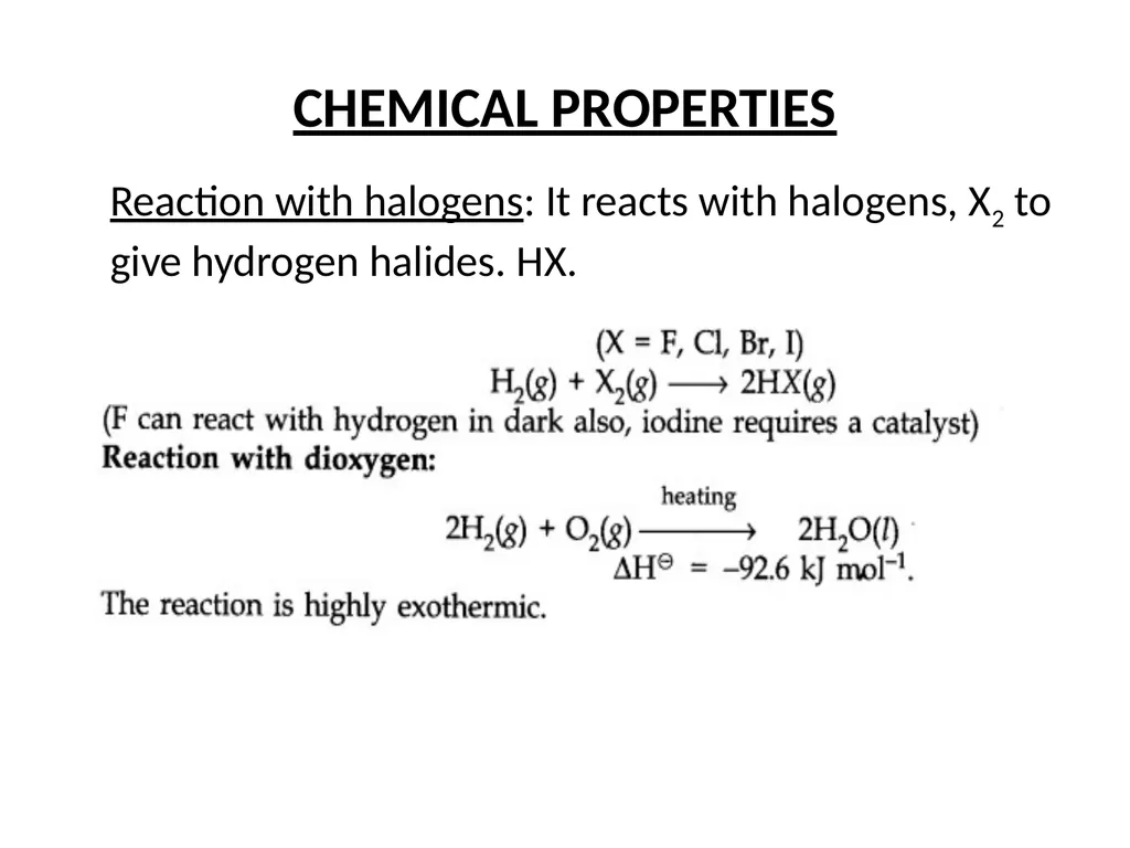 HYDROGEN GENERAL INTRODUCTION Electronic - slide 9 of 29