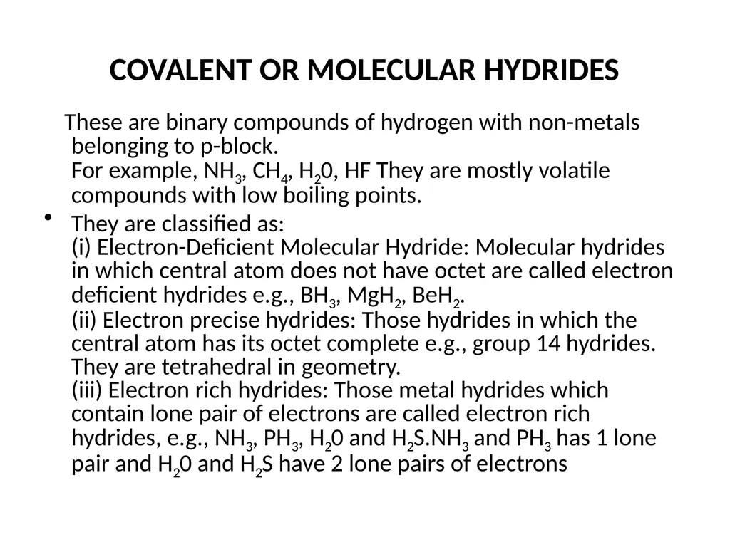 HYDROGEN GENERAL INTRODUCTION Electronic - slide 13 of 29