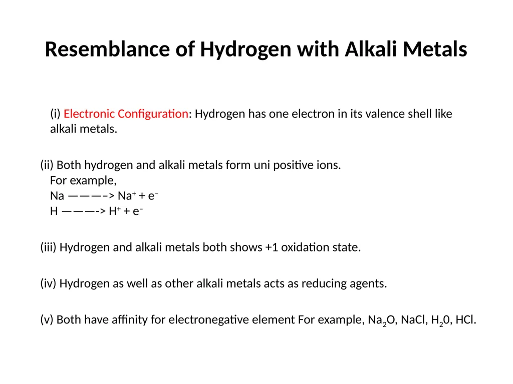 HYDROGEN GENERAL INTRODUCTION Electronic - slide 3 of 29