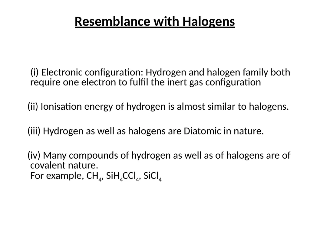 HYDROGEN GENERAL INTRODUCTION Electronic - slide 4 of 29