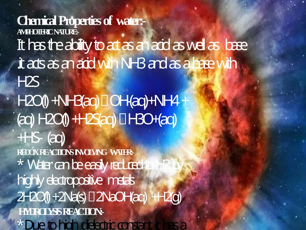 HYDROGEN Position of Hydrogen in Periodic Table - slide 13 of 15