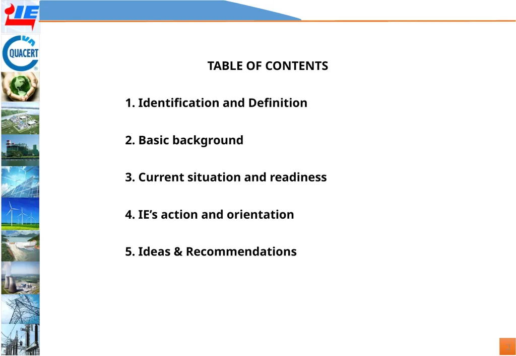 MINISTRY OF INDUSTRY AND TRADE INSTITUTE OF ENERGY - slide 2 of 9
