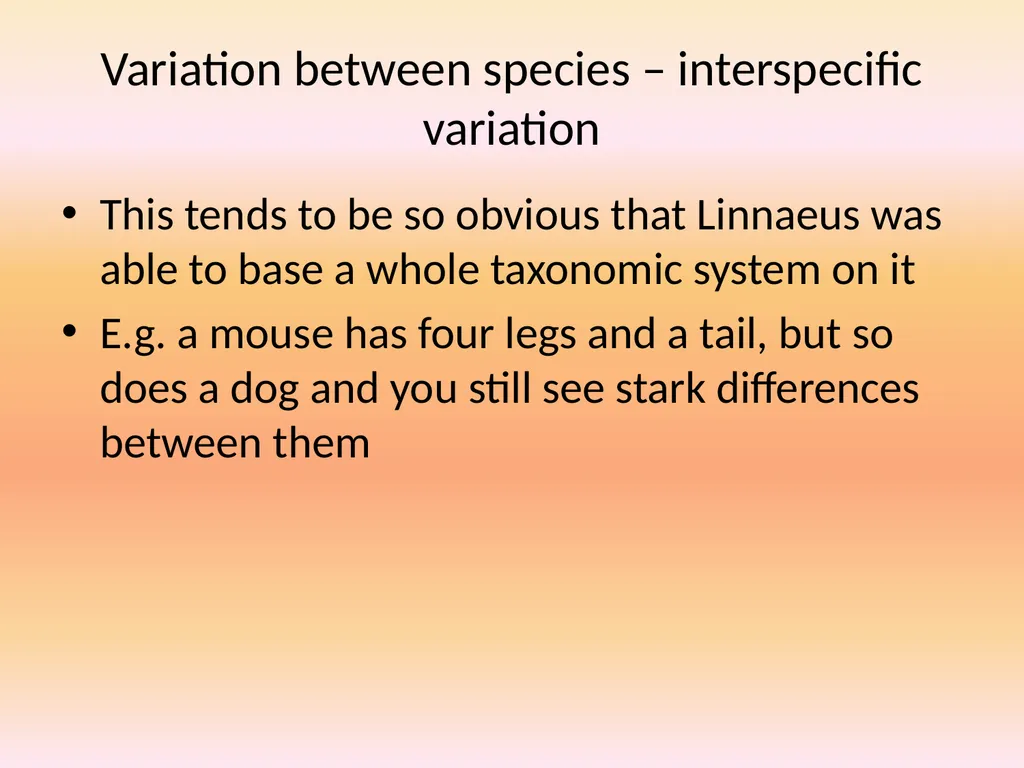 Types of Variation Understanding of variation is - slide 6 of 14