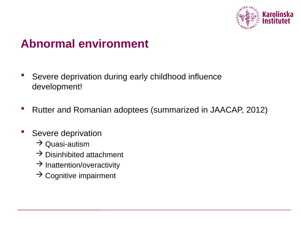 Why are the causal effects of shared environment - slide 18 of 33