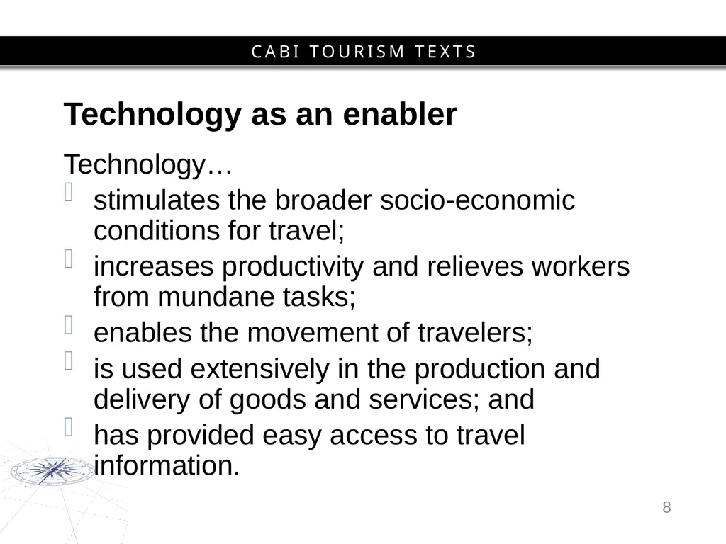 Chapter 10 Tourist Experiences and Information - slide 8 of 22