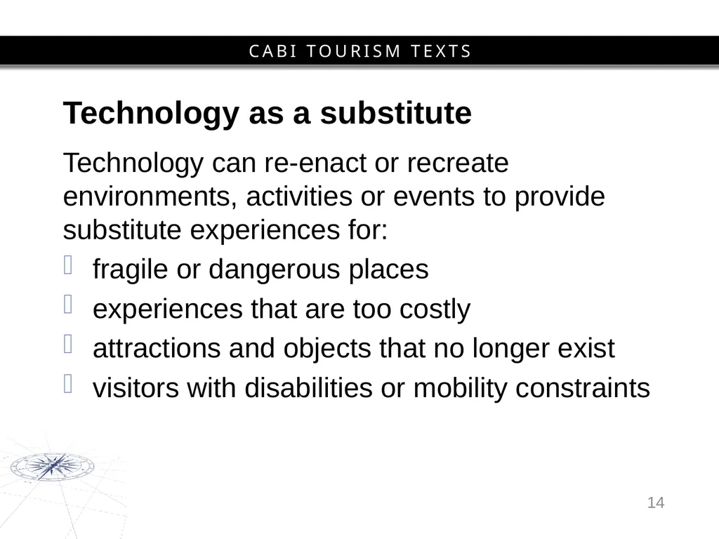 Chapter 10 Tourist Experiences and Information - slide 14 of 22