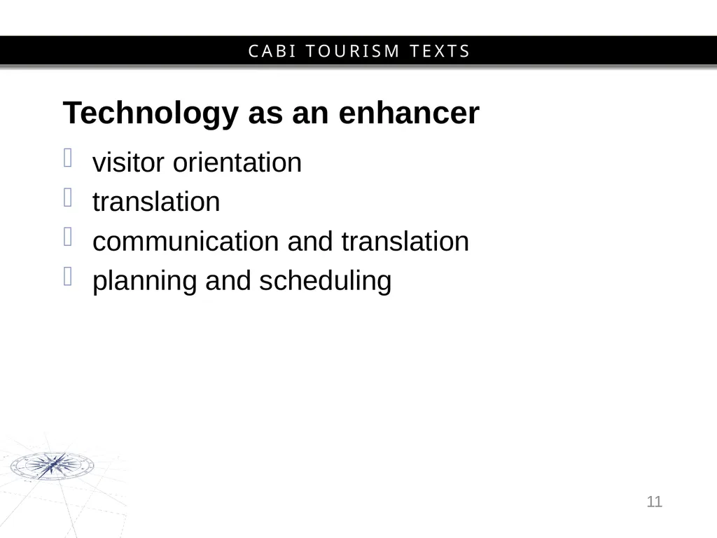 Chapter 10 Tourist Experiences and Information - slide 11 of 22