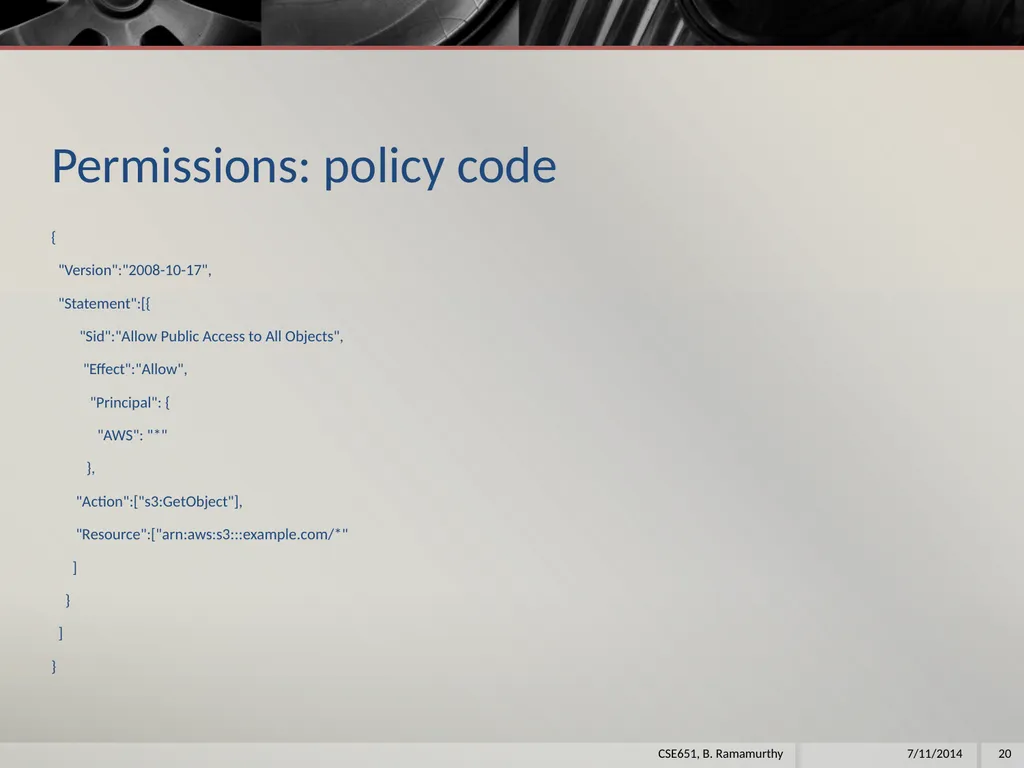 Amazon Web Services (aws) B. Ramamurthy - slide 20 of 31