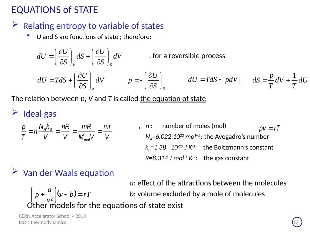CERN Accelerator School Erice (Sicilia) - 2013 - slide 17 of 45