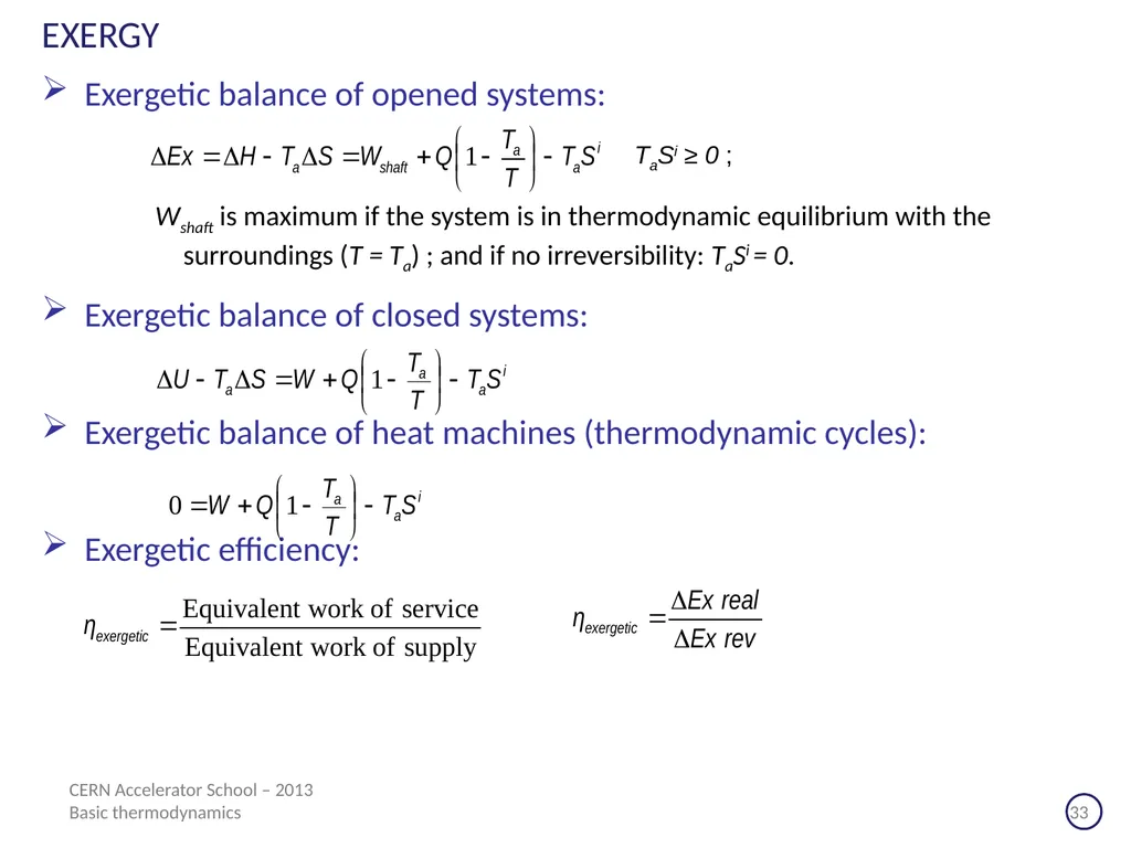 CERN Accelerator School Erice (Sicilia) - 2013 - slide 33 of 45