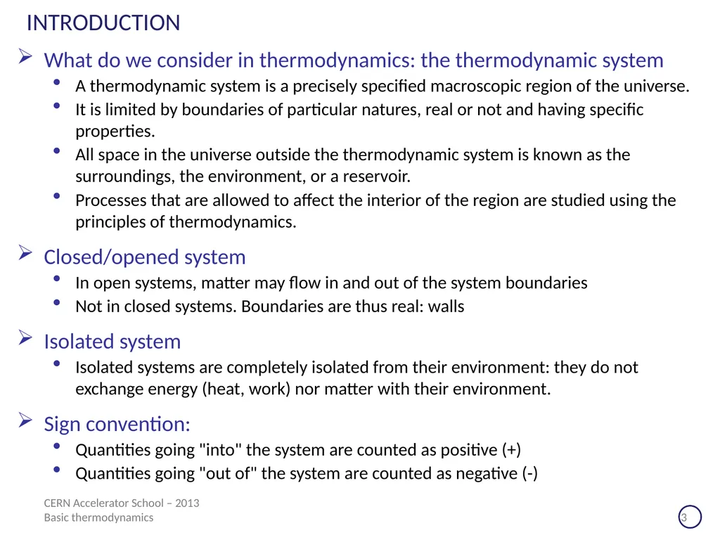 CERN Accelerator School Erice (Sicilia) - 2013 - slide 3 of 45