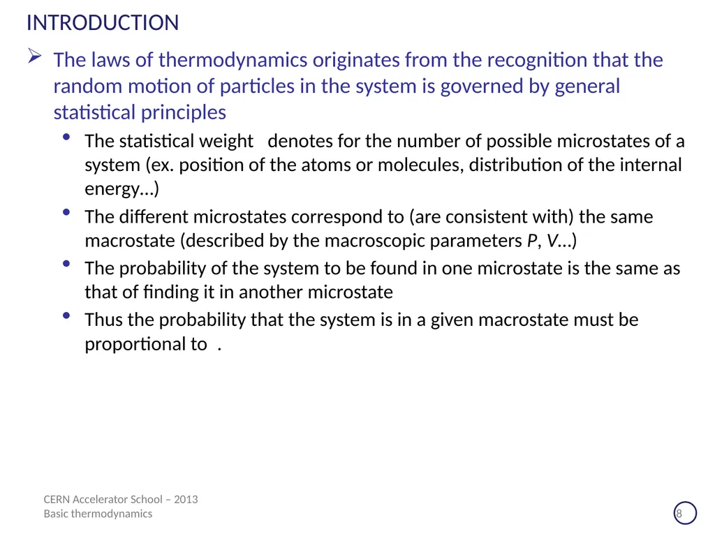 CERN Accelerator School Erice (Sicilia) - 2013 - slide 8 of 45