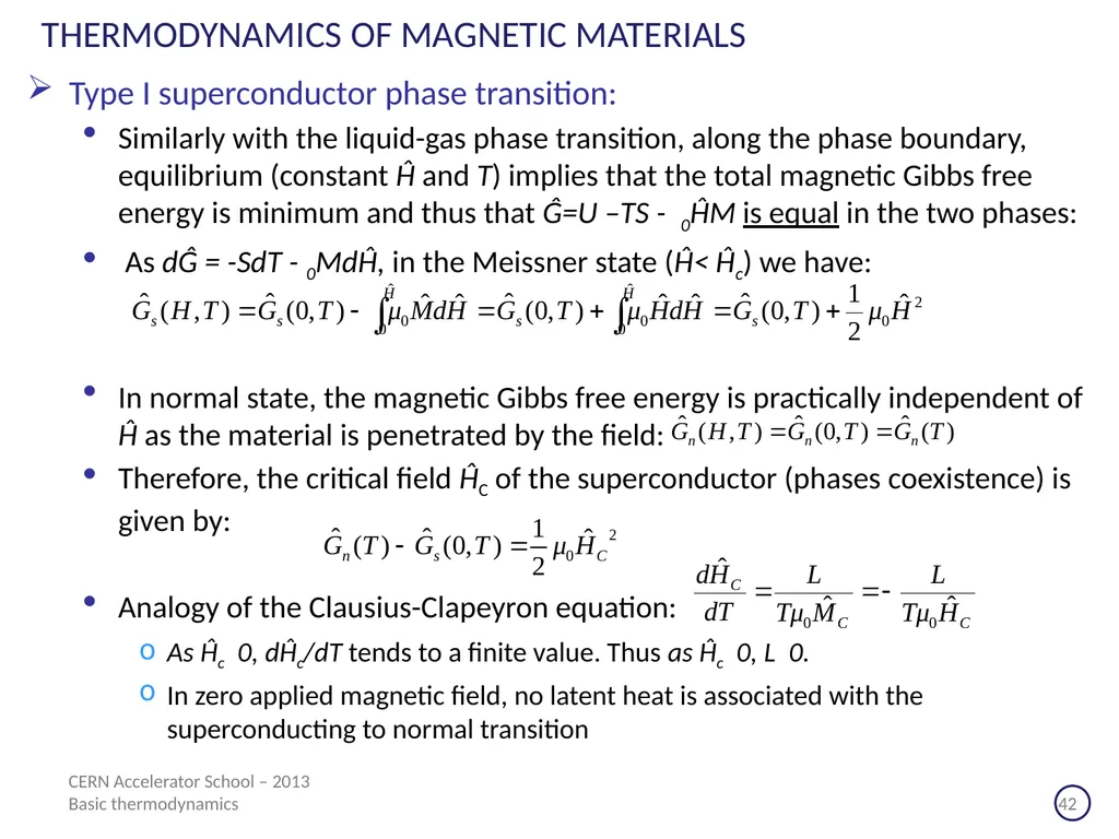 CERN Accelerator School Erice (Sicilia) - 2013 - slide 42 of 45