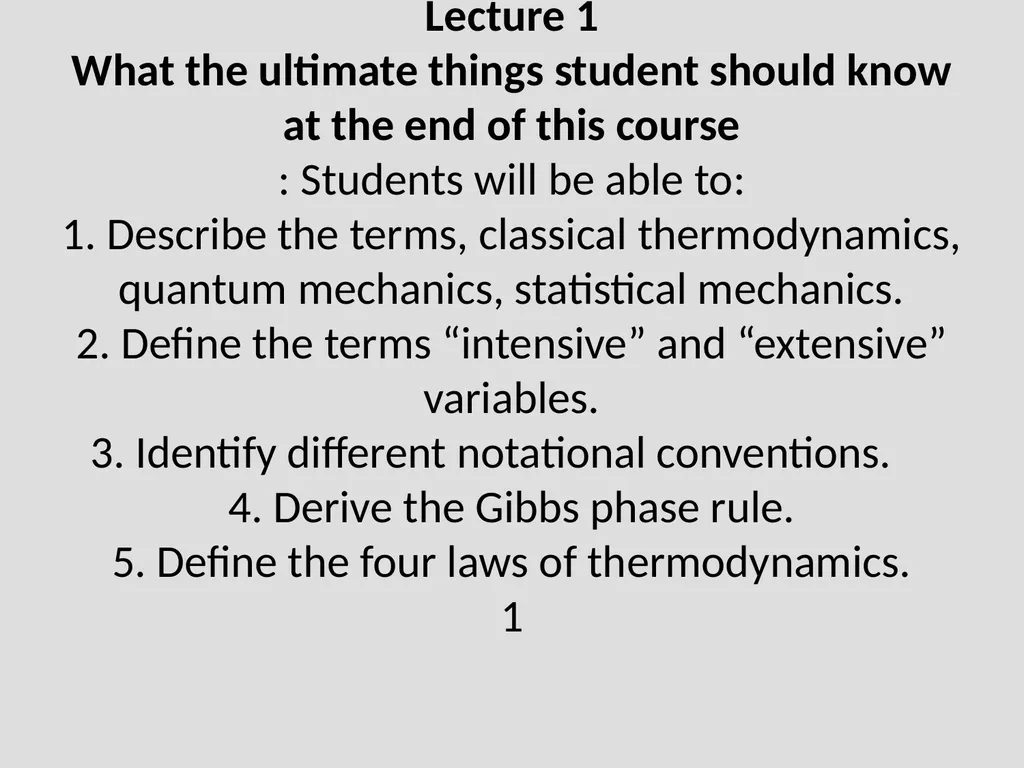 Why study thermodynamics? Thermodynamics is - slide 2 of 60