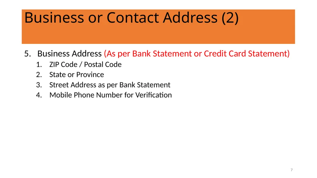 Proposed Training Modules Module 1 ID Creation, - slide 7 of 17