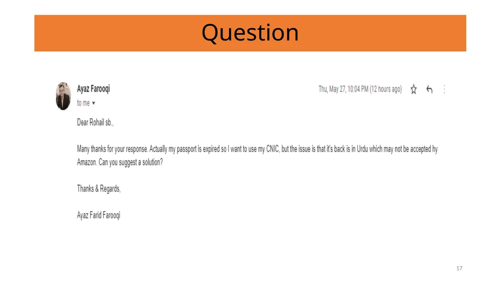 Proposed Training Modules Module 1 ID Creation, - slide 17 of 17