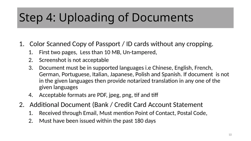 Proposed Training Modules Module 1 ID Creation, - slide 10 of 17