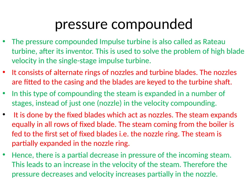 Chapter no .4 Steam nozzle and turbines. Marks-16 - slide 41 of 70