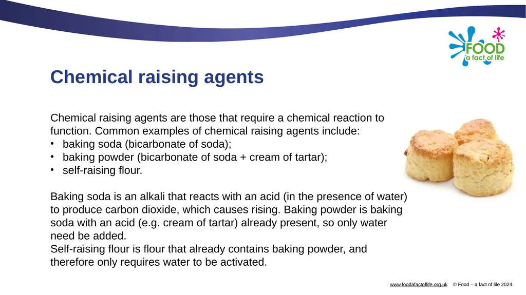 Raising agents Raising agents include anything - slide 7 of 14