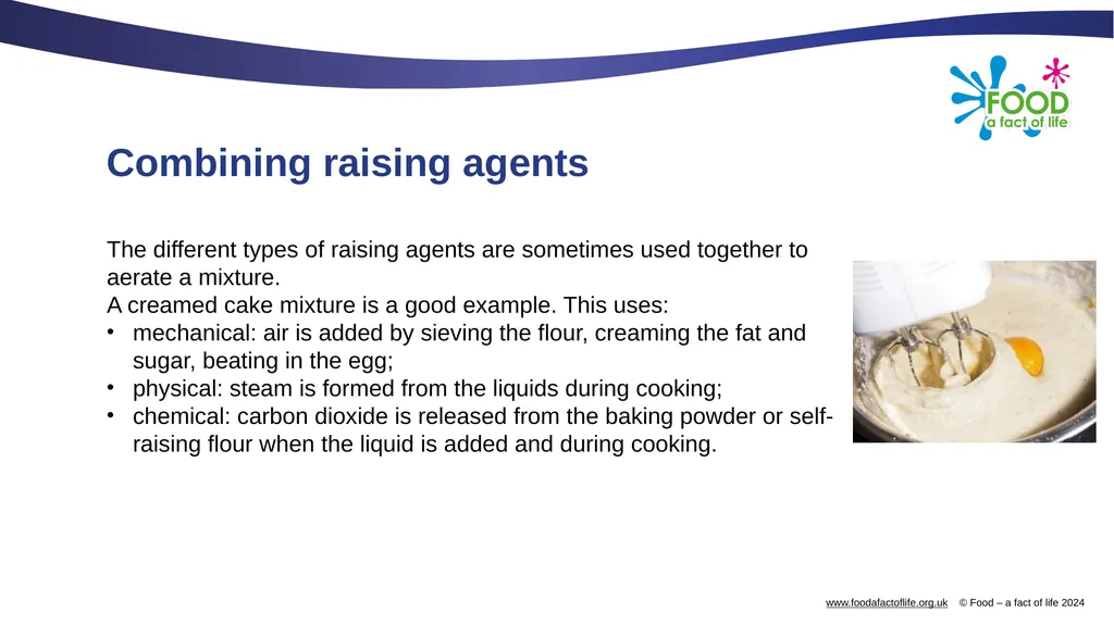 Raising agents Raising agents include anything - slide 11 of 14
