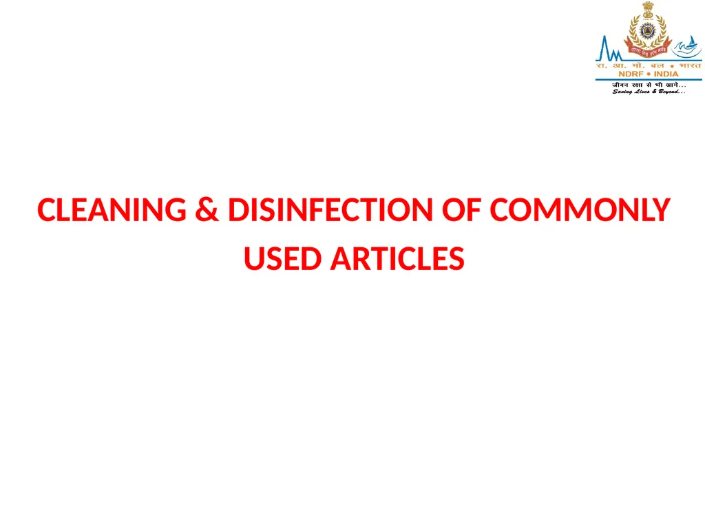 STERILIZATION OF INSTRUMENT & DISINFECTING METHOD - slide 28 of 44