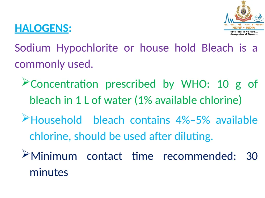 STERILIZATION OF INSTRUMENT & DISINFECTING METHOD - slide 25 of 44